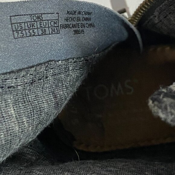 TOMS Alpa Suede Boots Gray Castlerock Aztec 7.5 - Picture 7 of 10